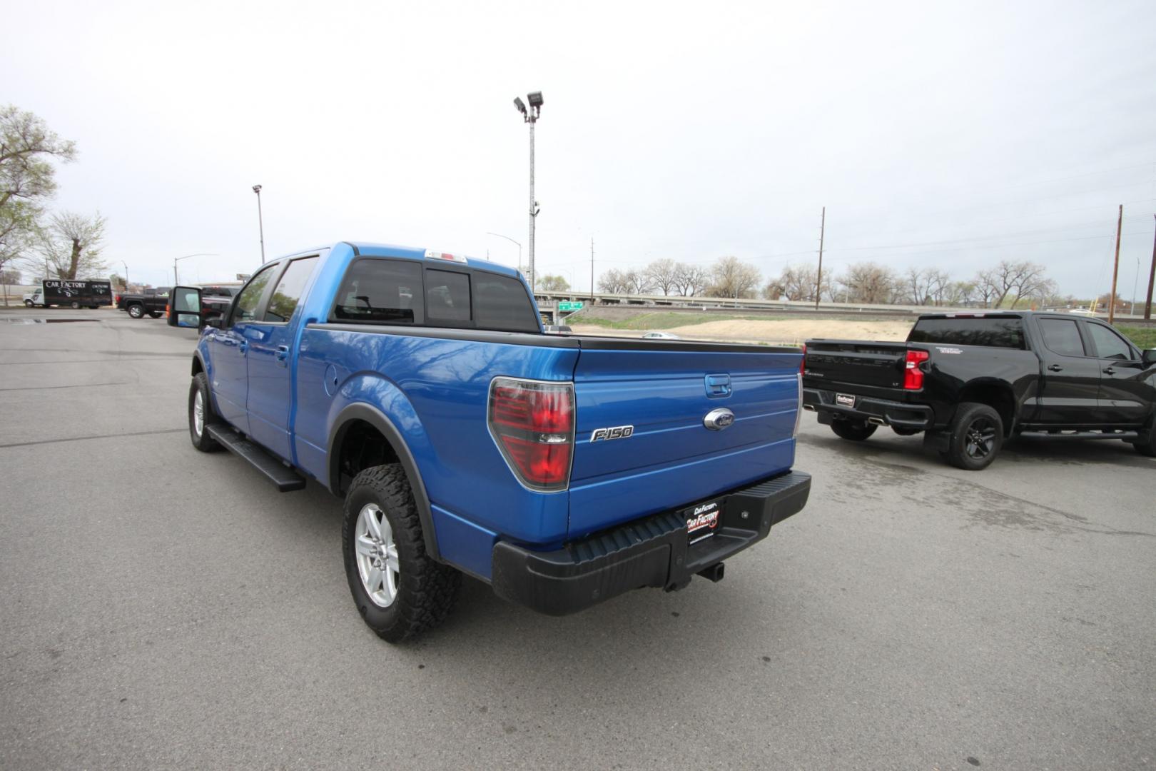 2013 Blue Flame Metallic /Black Leather Ford F-150 FX4 (1FTFW1ETXDF) with an 3.5L Ecoboost V6 engine, Automatic transmission, located at 4562 State Avenue, Billings, MT, 59101, (406) 896-9833, 45.769516, -108.526772 - Photo#2